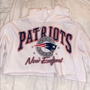 Patriots cropped sweatshirt